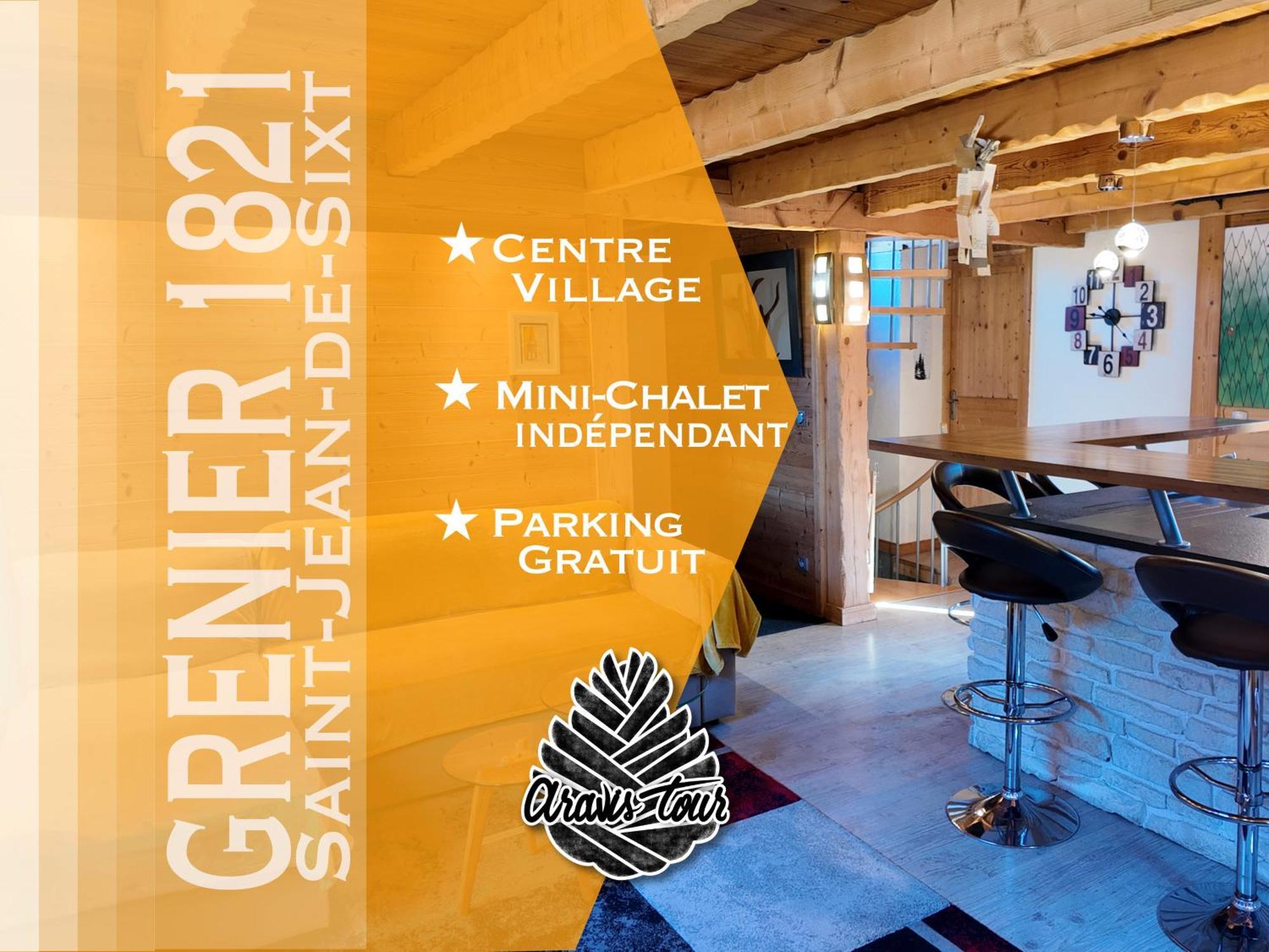 סן-ז'אן-דה-סיקסט Le Grenier 1821 - Mini Chalet - Centre Village - Aravistour מראה חיצוני תמונה